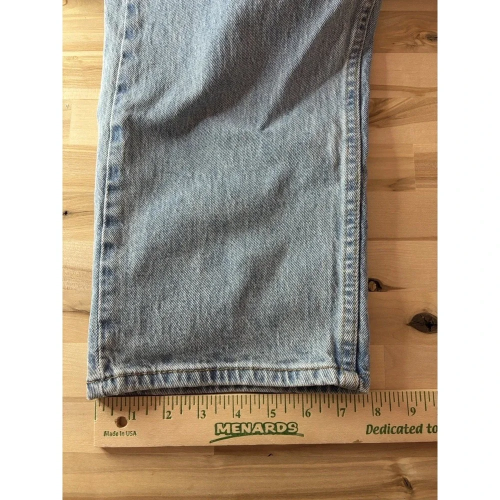 Men's Levi's Light Blue Denim 38x30 Straight Regular Fit 500 Series
